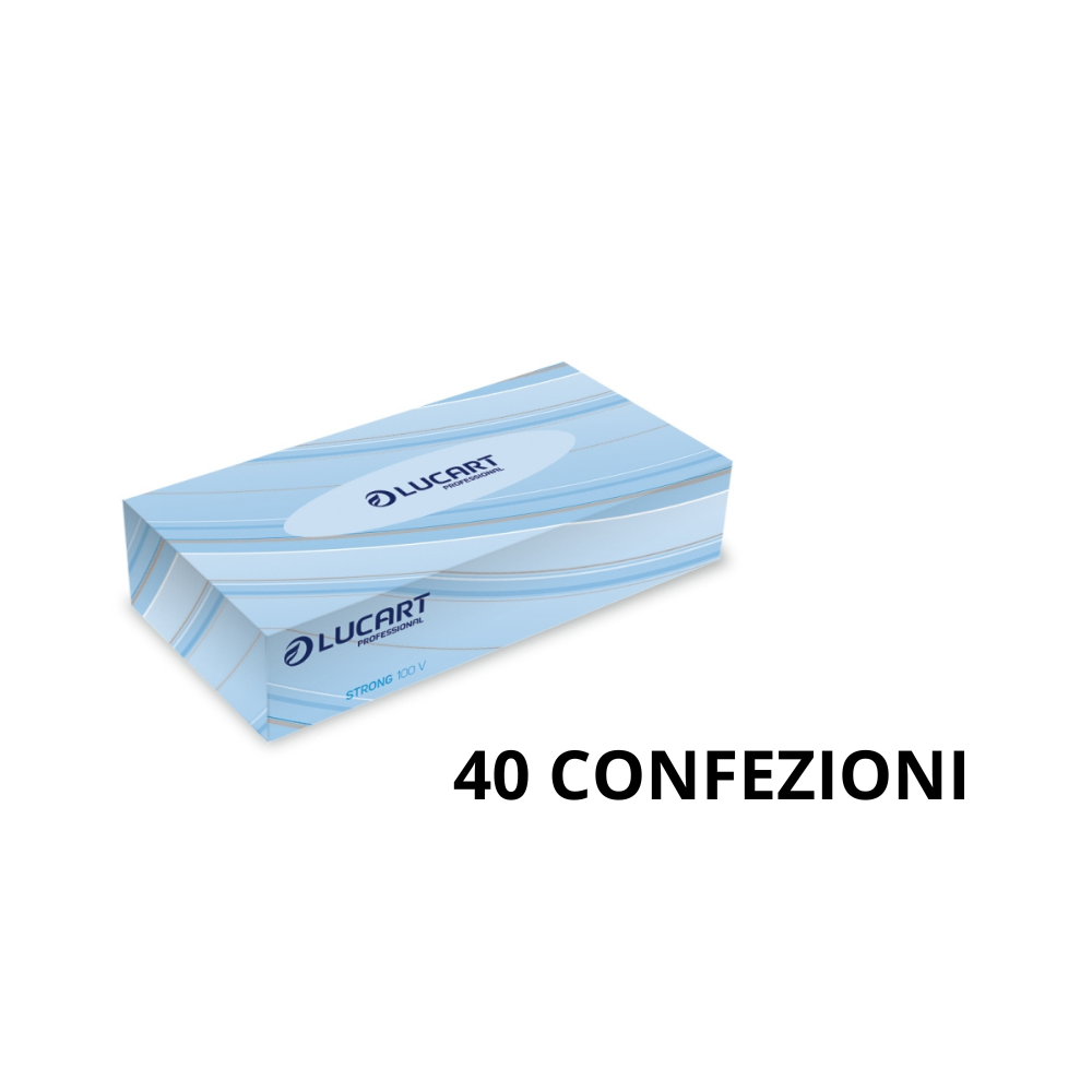 Fazzoletti Veline Multiuso Strong 100V 841030 - 40 confezioni da 100 veline