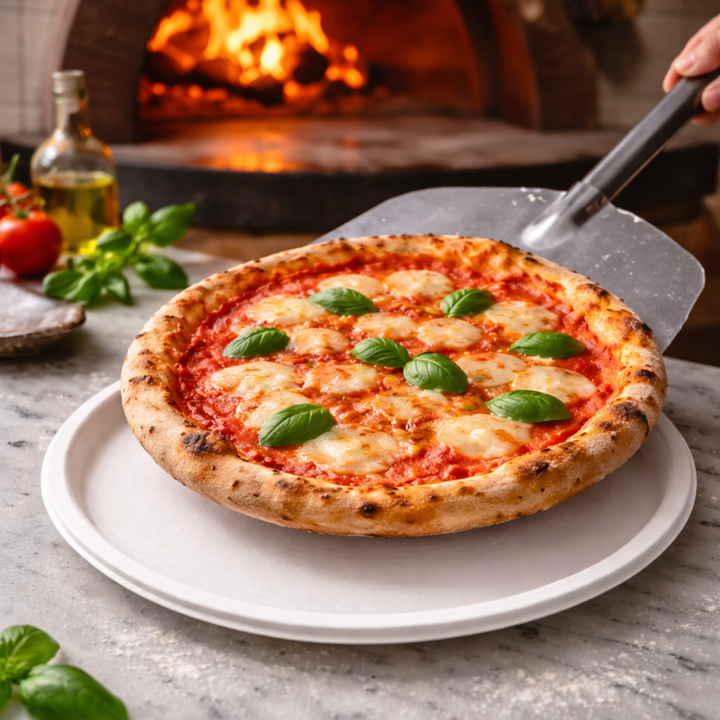 Piatti Pizza in polpa di cellulosa biodegradabili - diametro 32cm