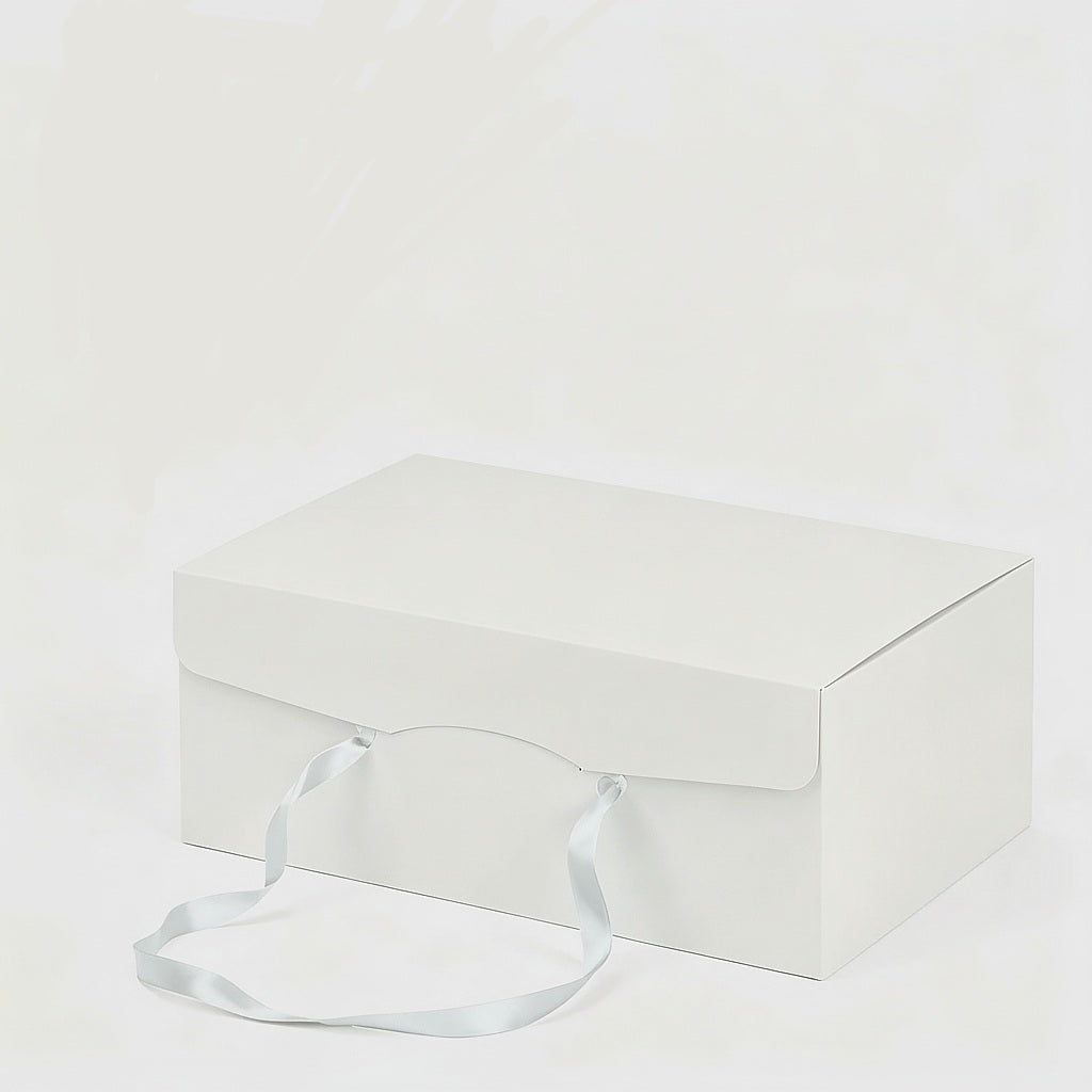 Scatola per Colombe con Manico in Raso 32,5×24cm h 14cm - 1 Pezzo