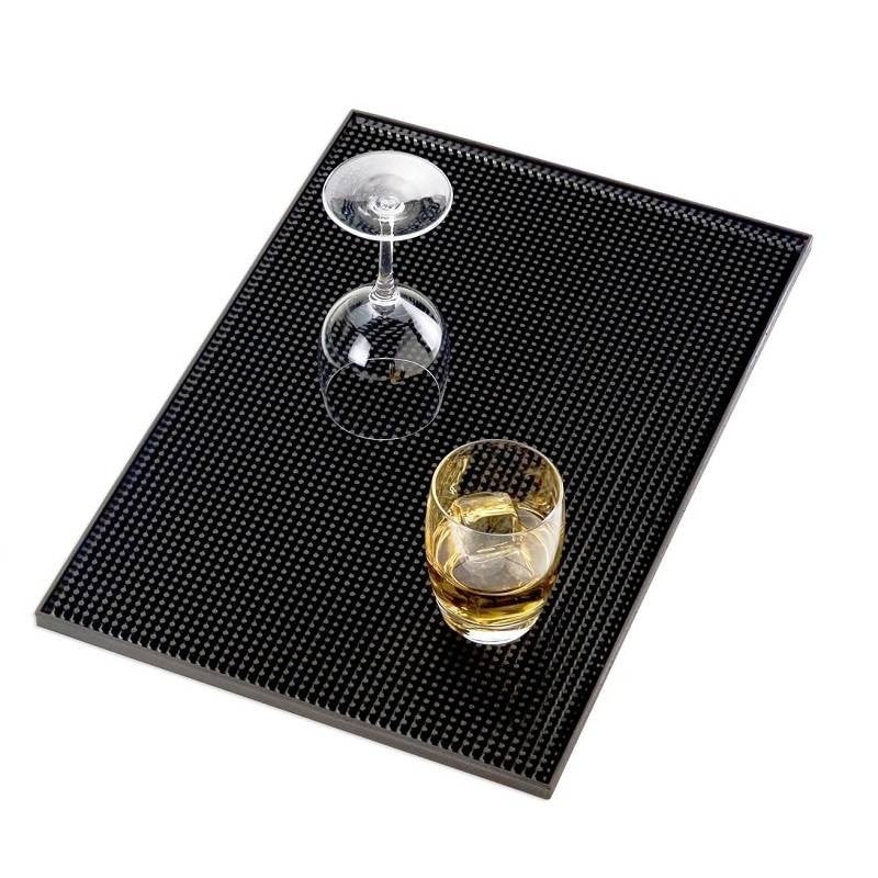 Tappetino in Gomma Poggia Bicchieri 30x40 cm – Antiscivolo Professionale per Bar