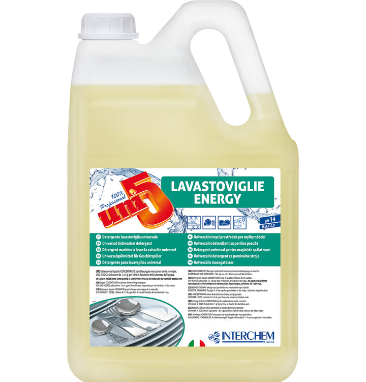 Detergente Uni5 lavastoviglie Energy Interchem