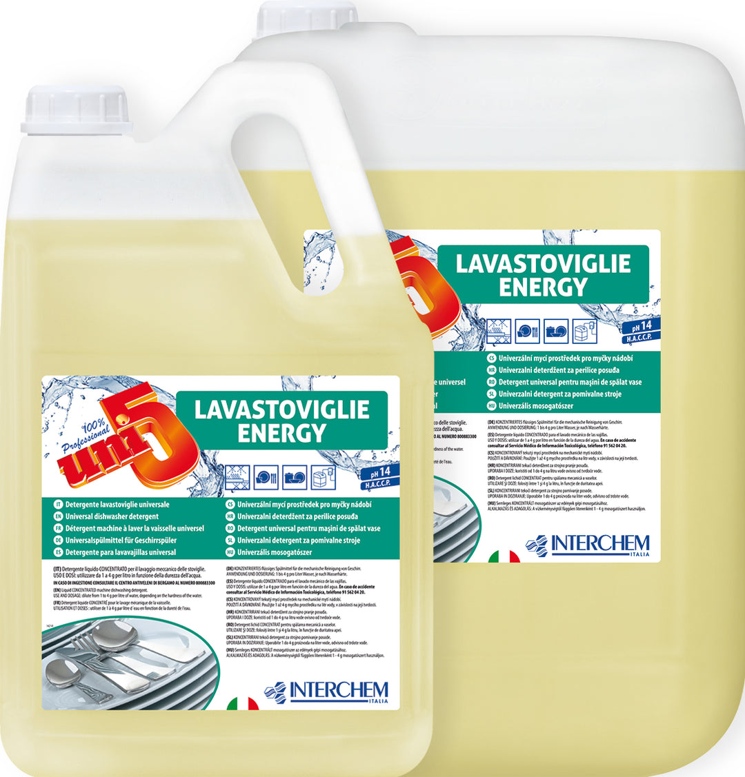 Detergente Uni5 lavastoviglie Energy Interchem