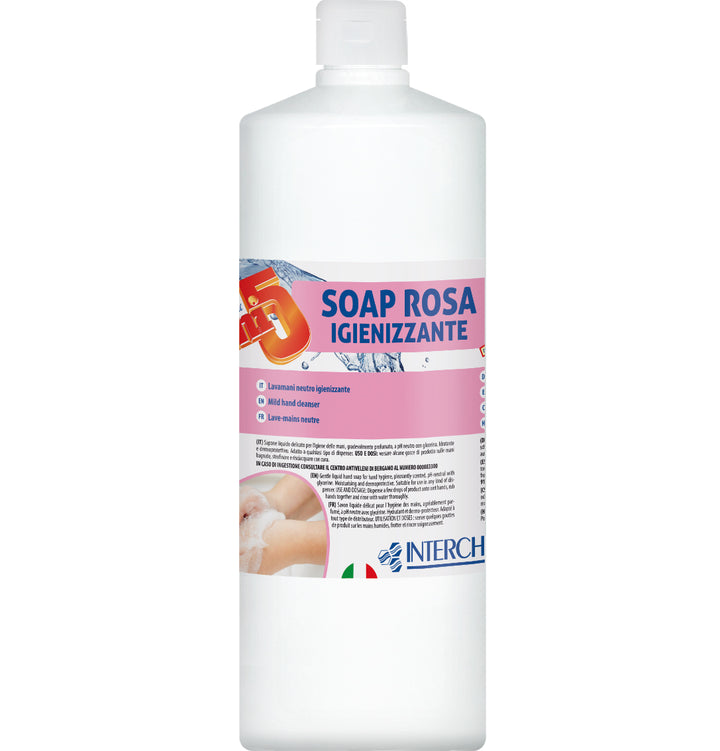 Sapone Antibatterico Lavamani igienizzante uni 5 Soap Rosa Interchem - 1000ml