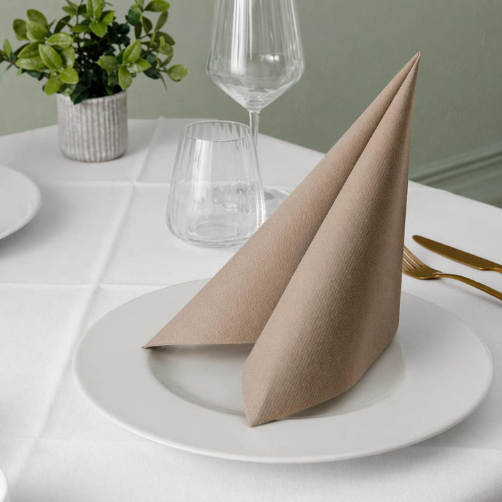 Tovaglioli eleganti e resistenti in Airlaid DRY 40x40 cm – Confezione da 50 pezzi