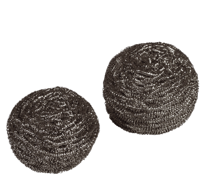 10pz Spugna abrasiva Vileda Professional a retina spirale inox 30gr