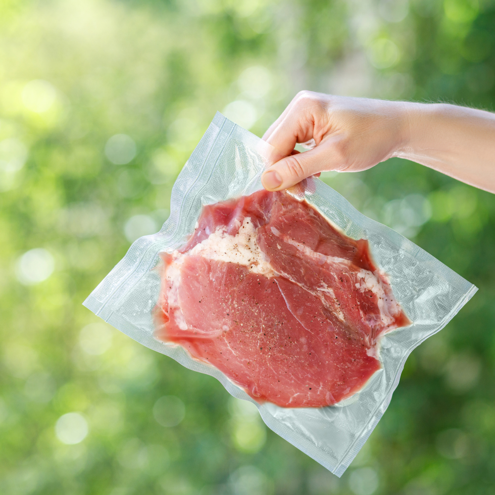 100 pezzi Sacchetti Sottovuoto Lisci per Conservazione Alimenti