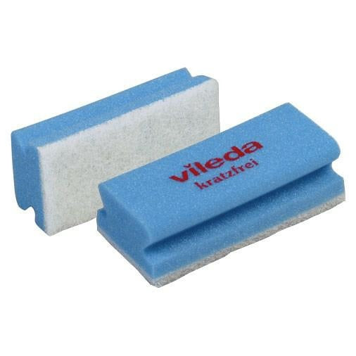 10 pezzi Spugne Glitzi Antigraffio Blu Vileda Professional 15x7cm