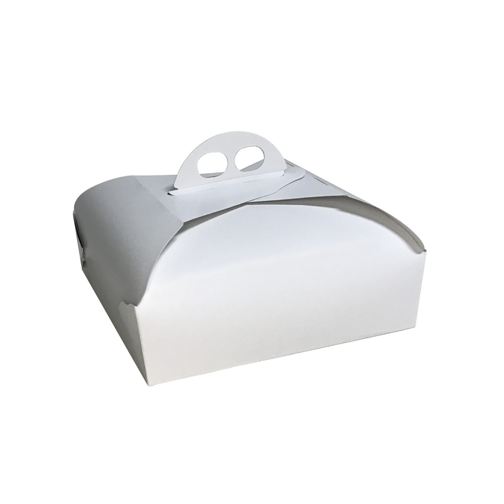 25pz Scatole porta Torta quadrate con manico