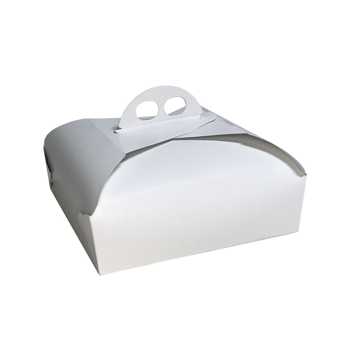 25pz Scatole porta Torta quadrate con manico