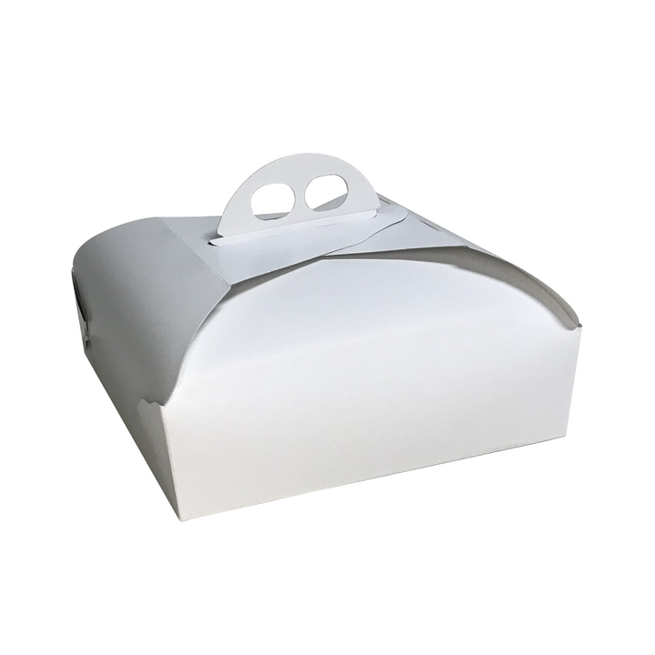 25pz Scatole porta Torta quadrate con manico
