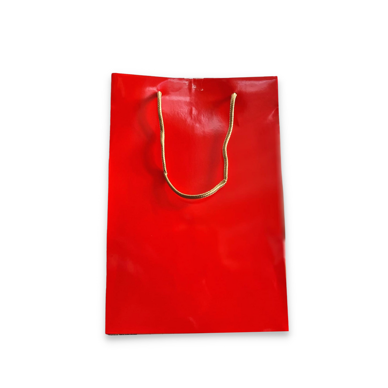 1pz Busta shopper Lusso in carta lucida 24x24 h36 cm