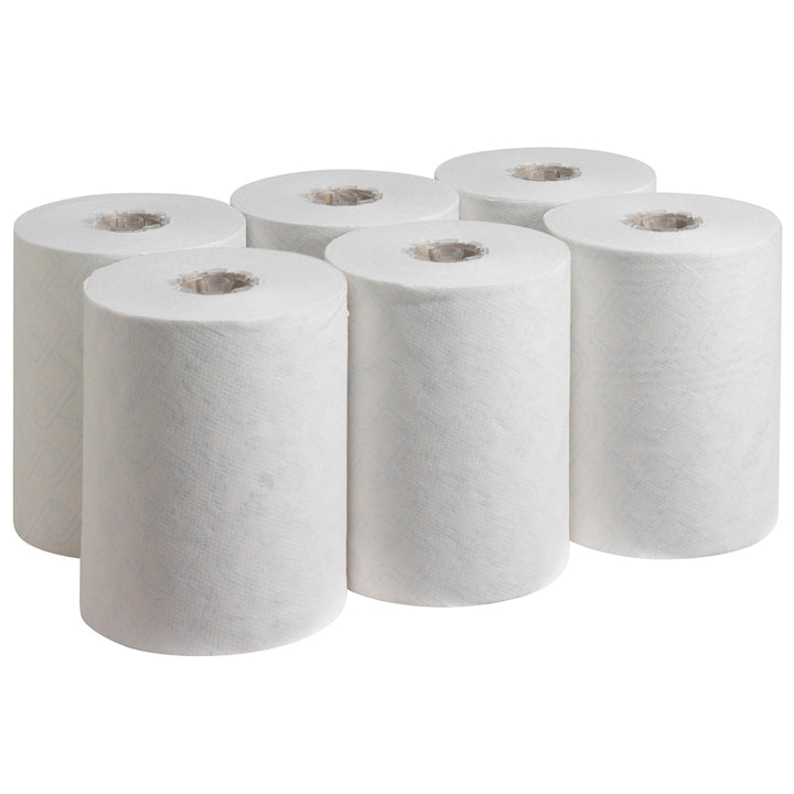 Asciugamani bianchi Slimmroll per dispenser Kimberly-Clark Scott® 6623 - 6 rotoli