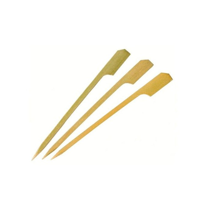 Spiedini stecchini con Remo in legno di bamboo