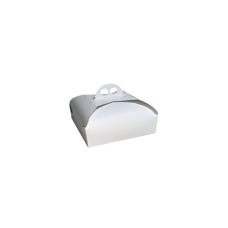 25pz Scatole porta Torta quadrate con manico