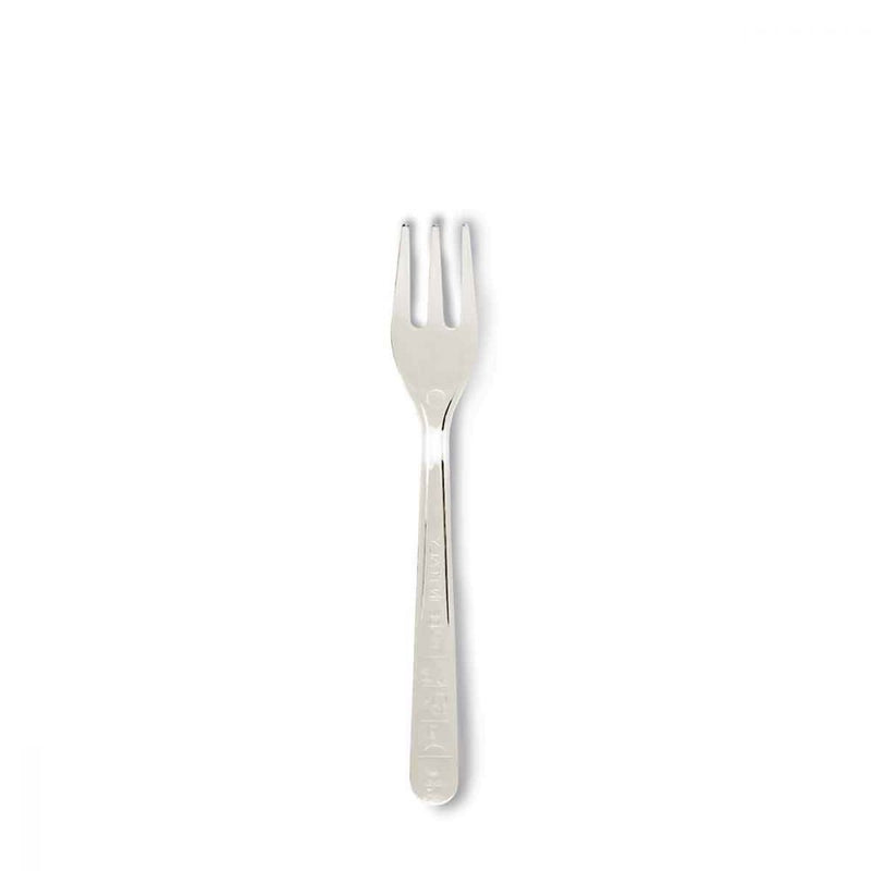50pz Forchettine magic fork Compostabili trasparenti 10cm