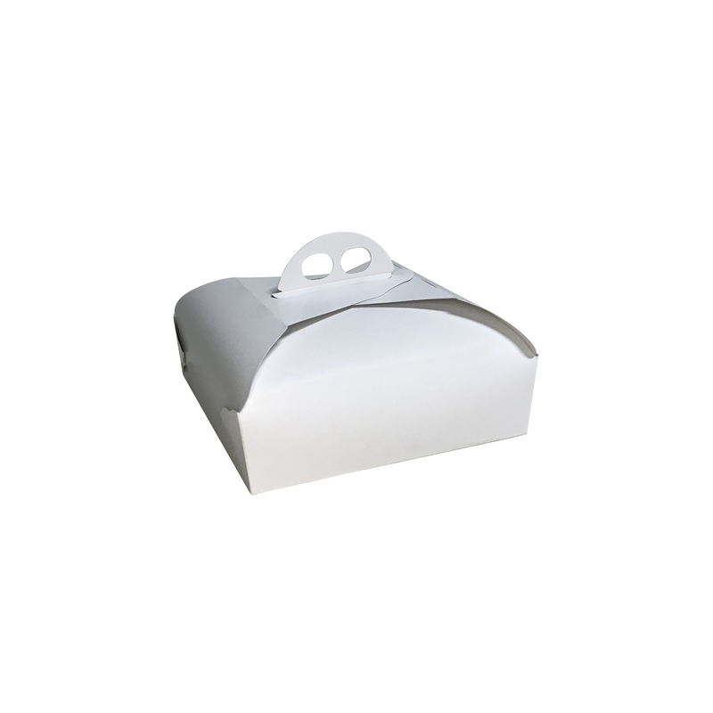25pz Scatole porta Torta quadrate con manico
