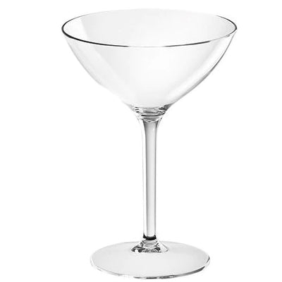 Bicchieri eleganti riutilizzabili infrangibili in policarbonato trasparente