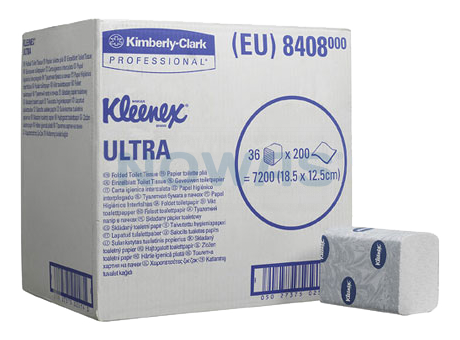 Carta igienica Kleenex Interfogliata 2 veli - 36x200pz