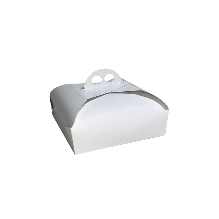 25pz Scatole porta Torta quadrate con manico