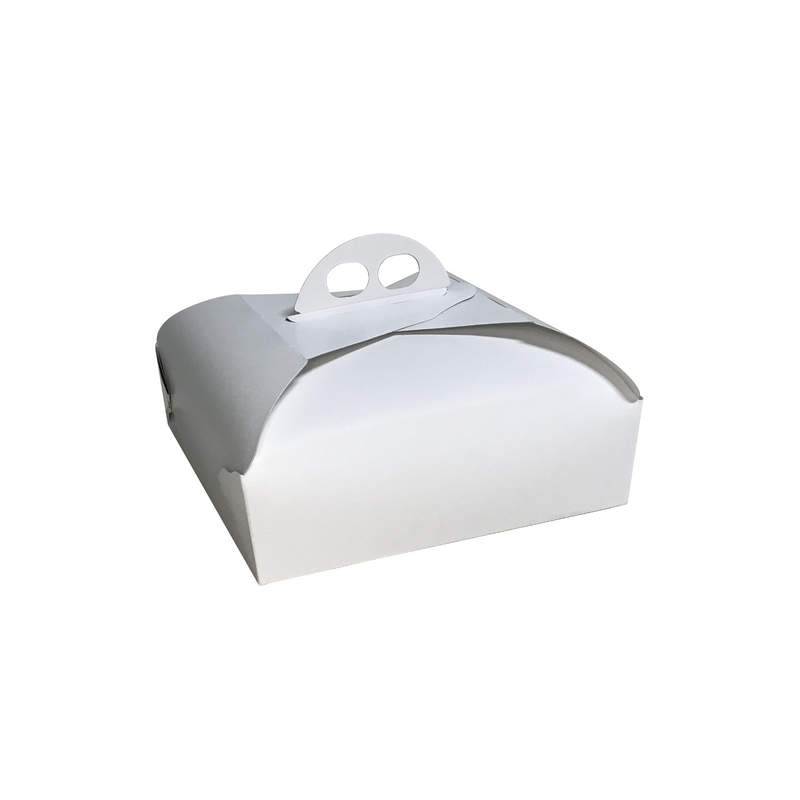 25pz Scatole porta Torta quadrate con manico