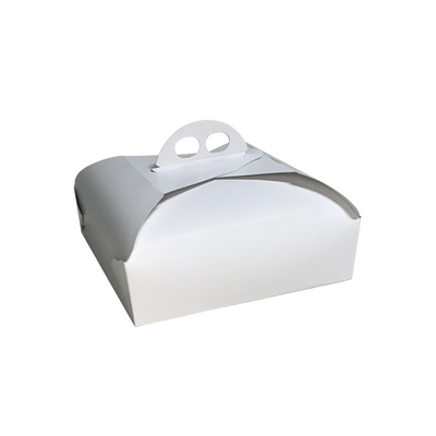 25pz Scatole porta Torta quadrate con manico
