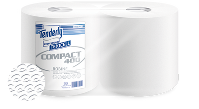 Bobine di carta Tenderly texicell Compact 400 - 2pz