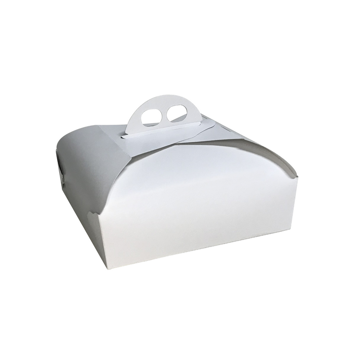 25pz Scatole porta Torta quadrate con manico