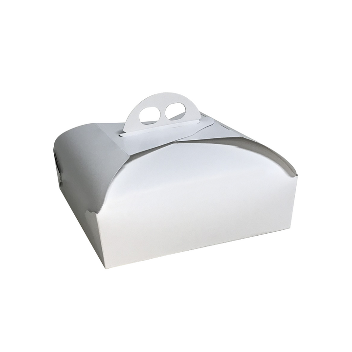25pz Scatole porta Torta quadrate con manico