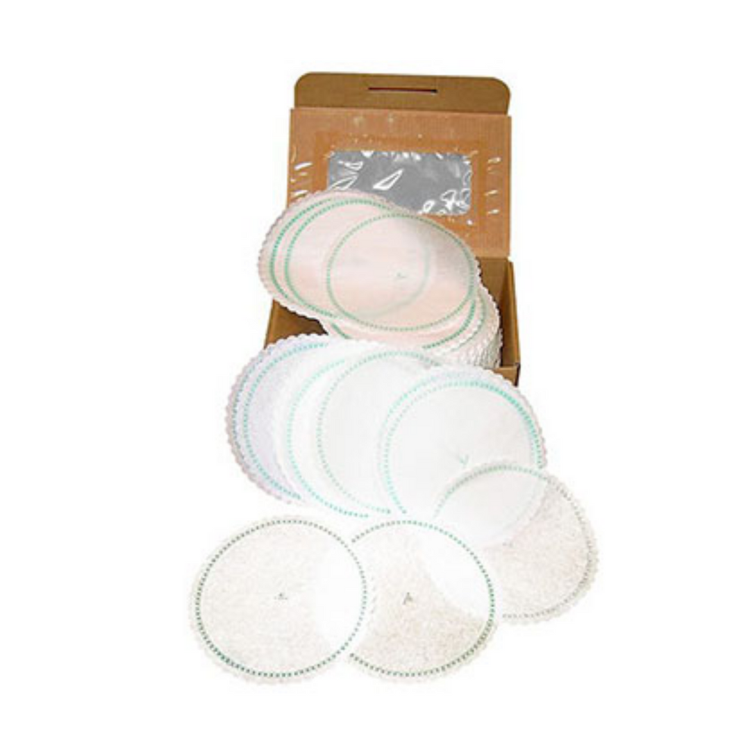 Fogli di carta per sottogelati e sottopaste rotondi