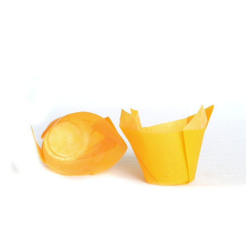 120pz Pirottini per Muffin Tulipano colorati 5cm