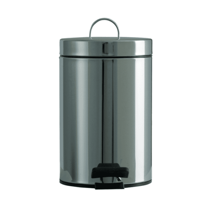 Pattumiera Bin Basic Medial International a pedale in acciaio inox