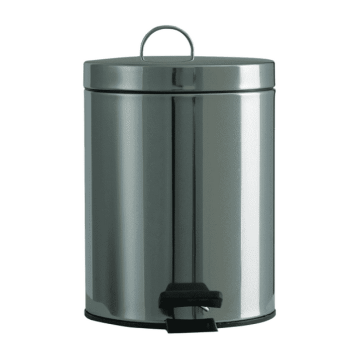 Pattumiera Bin Basic Medial International a pedale in acciaio inox