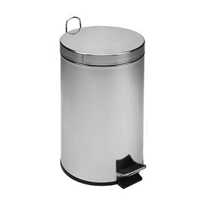 Pattumiera Bin Basic Medial International a pedale in acciaio inox