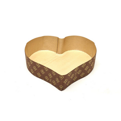 100pz Stampo cottura Cuore in carta forno 18x14cm