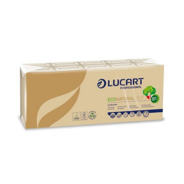 Fazzoletti EcoNatural 90 F Lucart Professional 843166J - 240 pacchetti