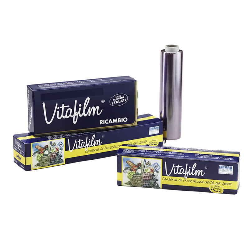 300mt Pellicola alimentare in PVC violetto trasparente Vitafilm
