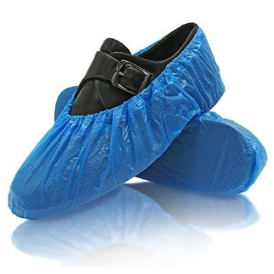 2.000pz Copriscarpe monouso blu in Cpe Resistente