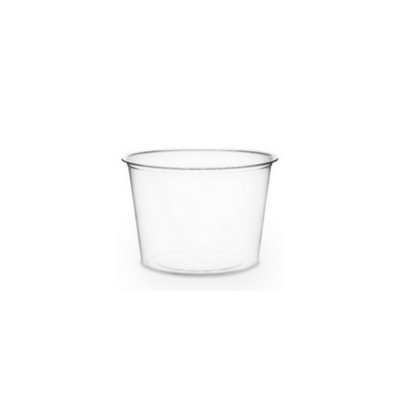 100pz coppette porta salse in PET cristal