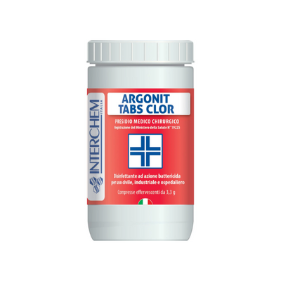 300pz Disinfettante Argonit Tabs Color compresse ad Azione Battericida Interchem