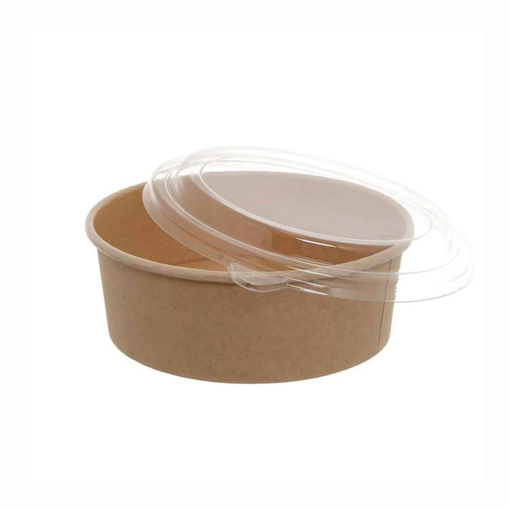 50pz Contenitore Poke e Insalata in Carta Kraft avana