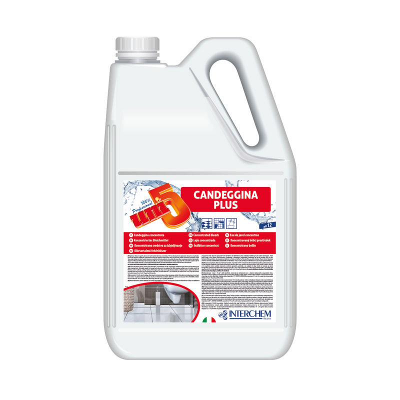 5L Candeggina Plus concentrata Uni5  Interchem 100% professional
