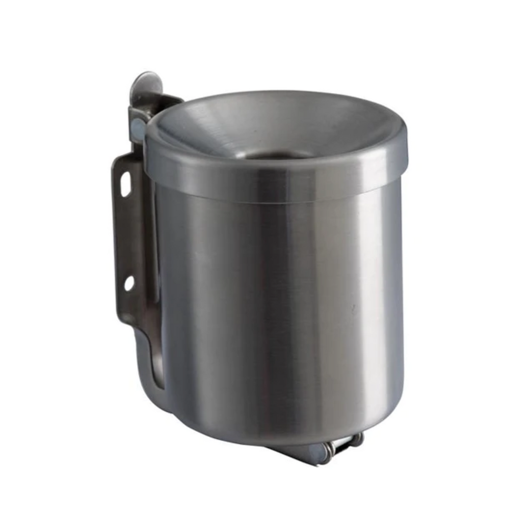 Posacenere murale nido 0,5lt inox satinato Medial Ø13,5cm - H11cm