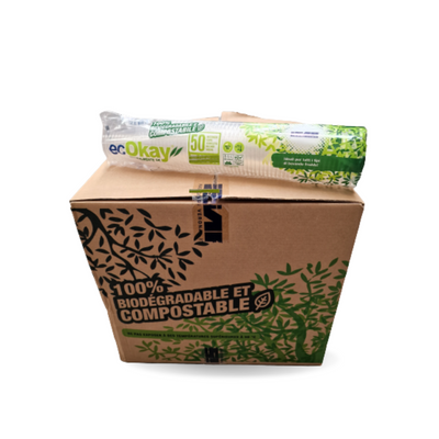 Bicchieri in PLA trasparenti biodegradabili e compostabili