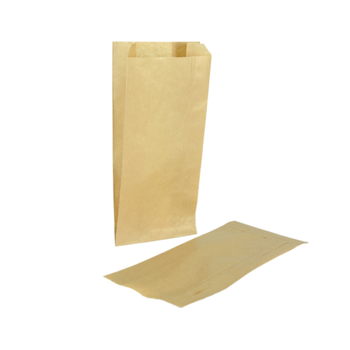 500pz Sacchetti Antigrasso in carta kraft Avana per alimenti oleosi 30x45cm