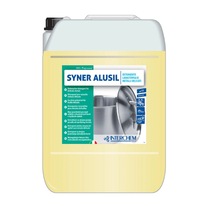 Detergente Syner Alusil lavastoviglie Metalli Delicati Interchem - 10kg