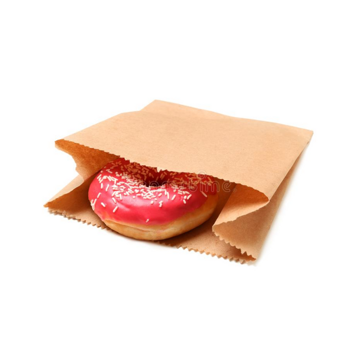 500pz Sacchetti Antigrasso in carta kraft Avana per alimenti oleosi 30x45cm