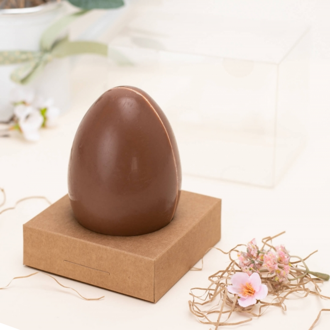 Scatole trasparenti portauova di Pasqua con blocca uovo - 10 pezzi