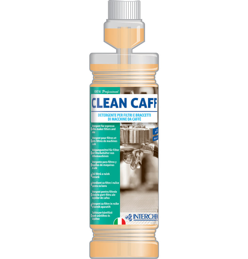 1L Detergente Clean Caffè per filtri e braccetti di Macchine da Caffè Interchem
