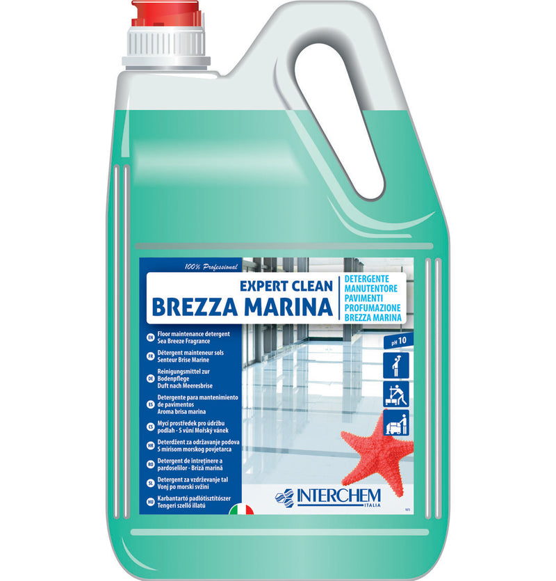 5kg Detergente Expert Clean brezza marina Lavapavimenti Interchem