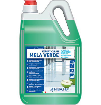 5kg Detergente Expert Clean mela verde Lavapavimenti Interchem